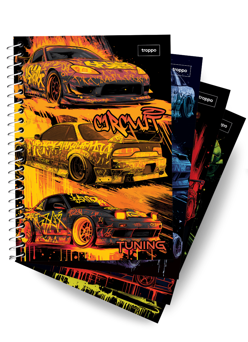 Caderno Capa Dura 1/4 Tuning