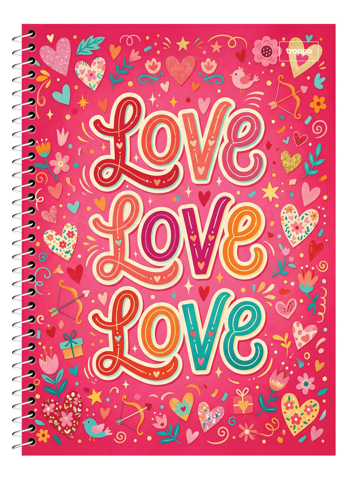 Caderno Universitário Capa Dura Luv