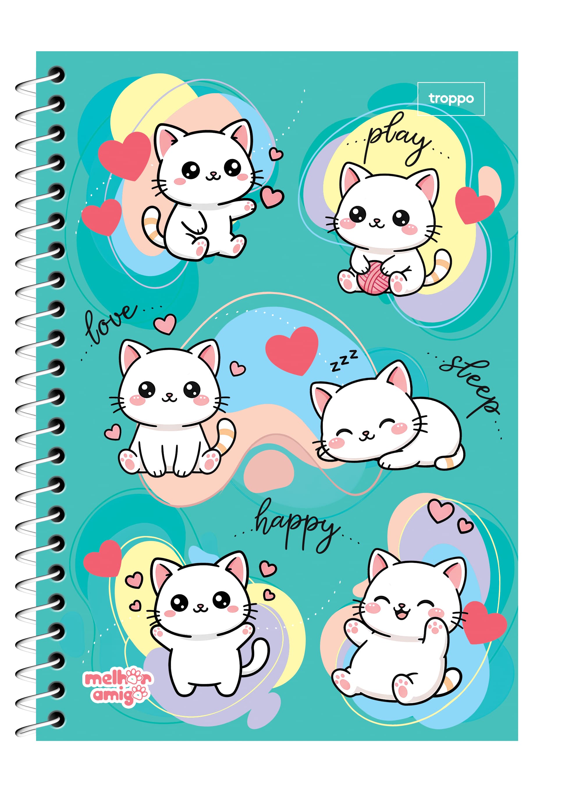 Caderno Capa Dura 1/4 Melhor Amigo
