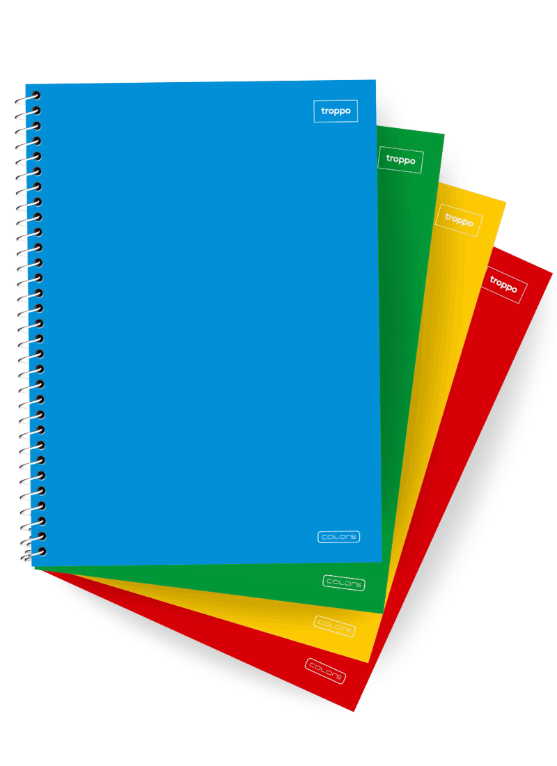 Caderno Universitário Capa Dura Classic Colors