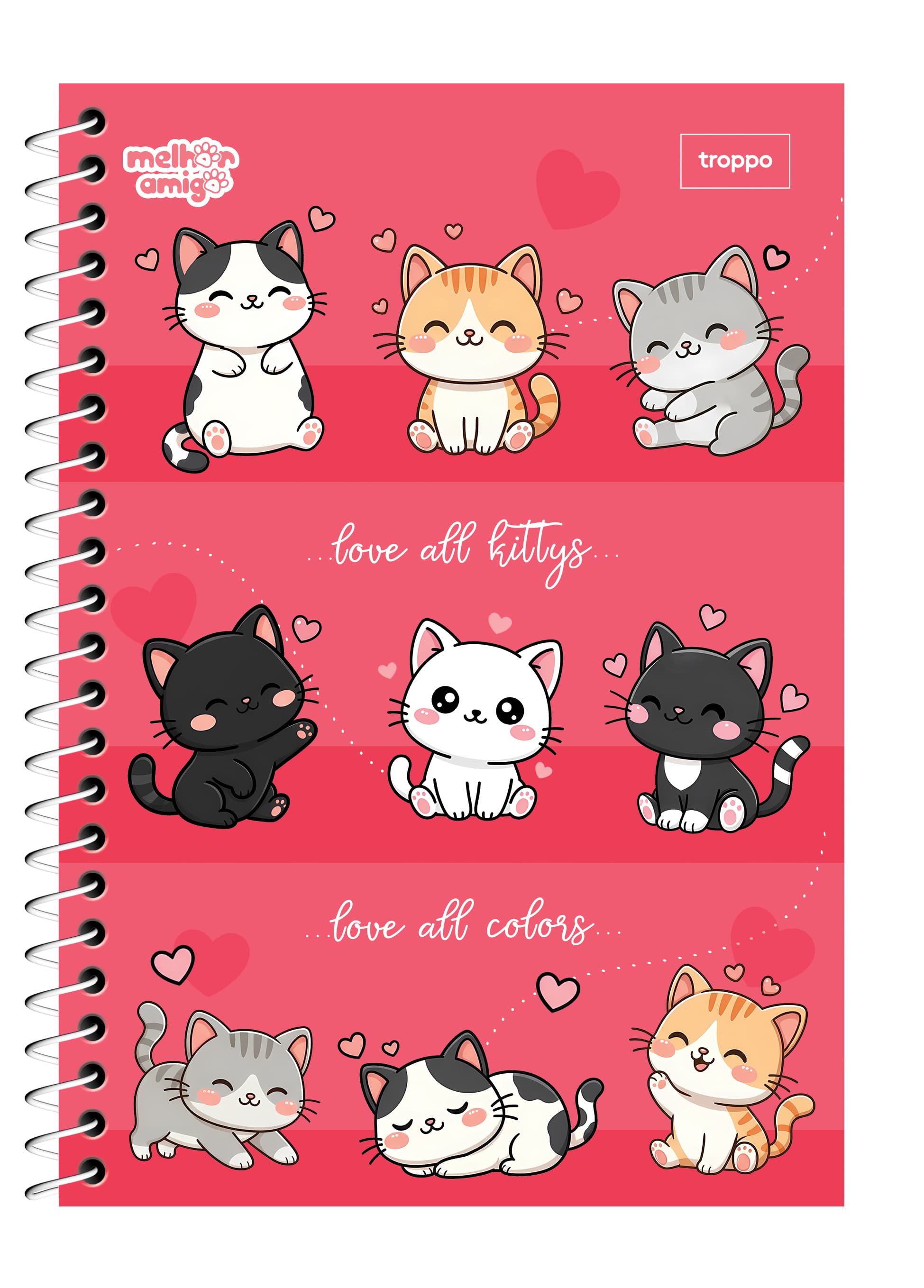 Caderno Capa Dura 1/4 Melhor Amigo