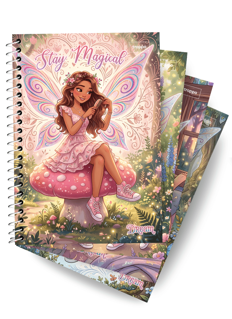 Caderno Capa Dura 1/4 Dream