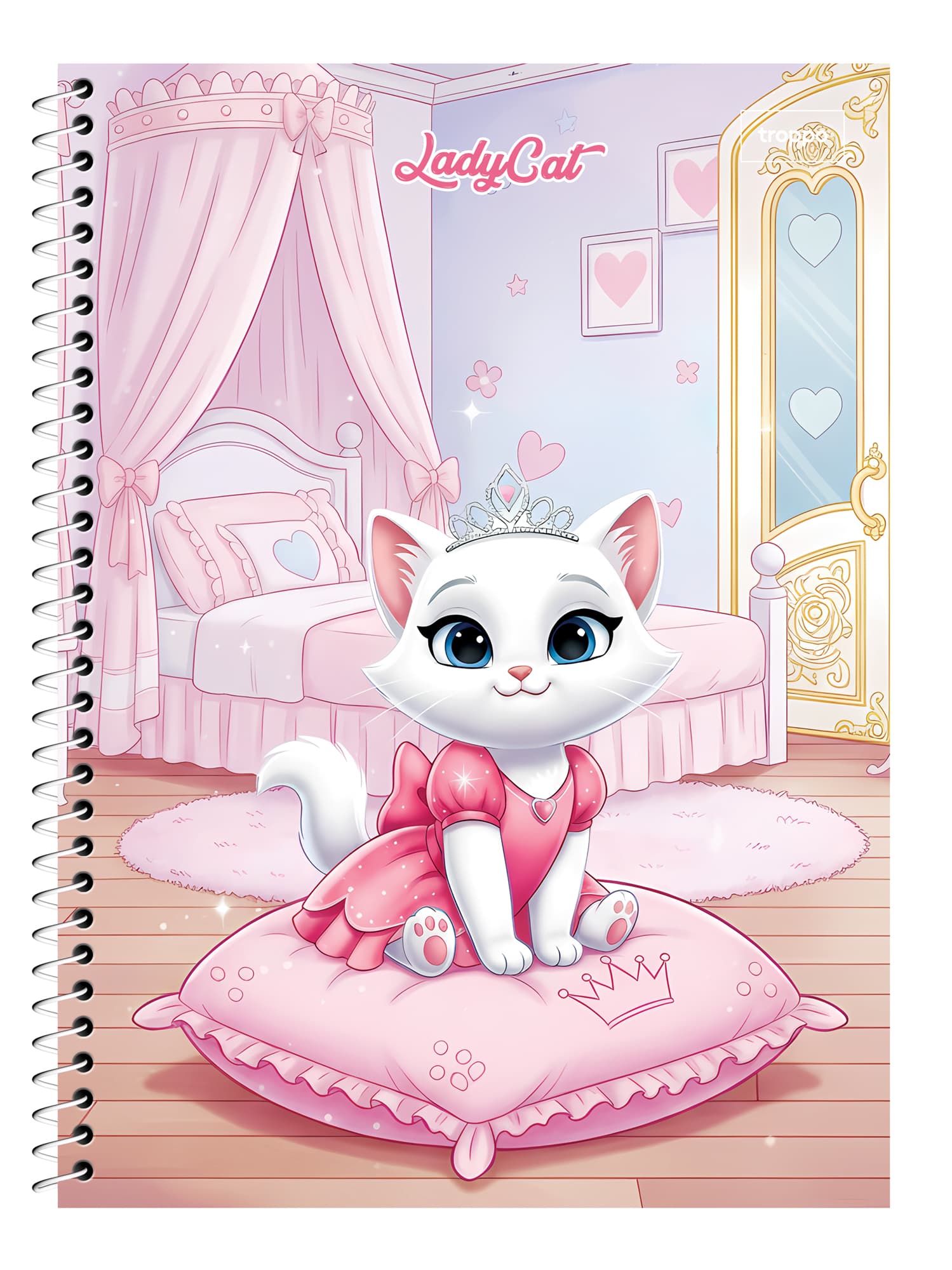 Caderno Universitário Capa Dura Lady Cat