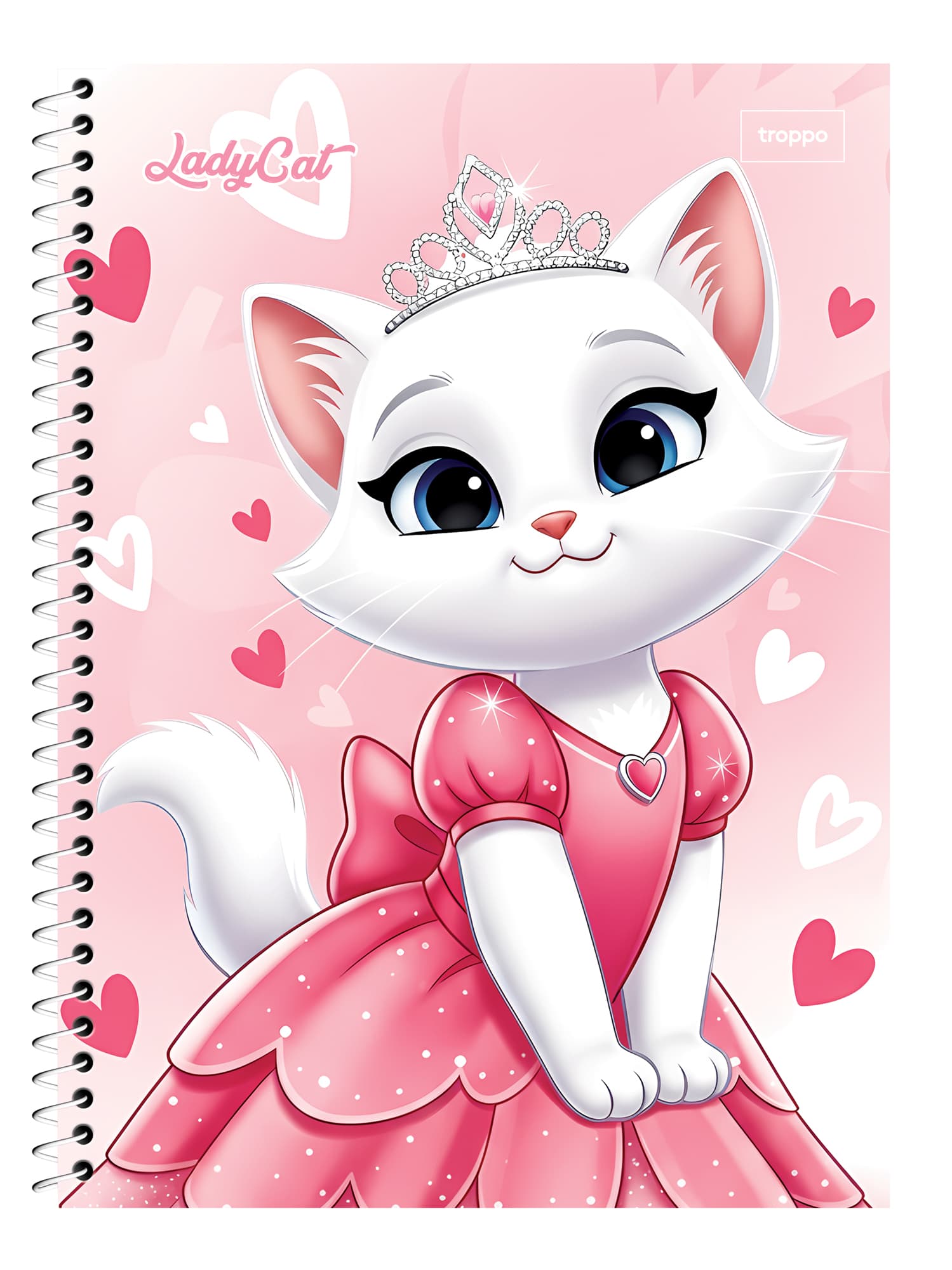 Caderno Universitário Capa Dura Lady Cat