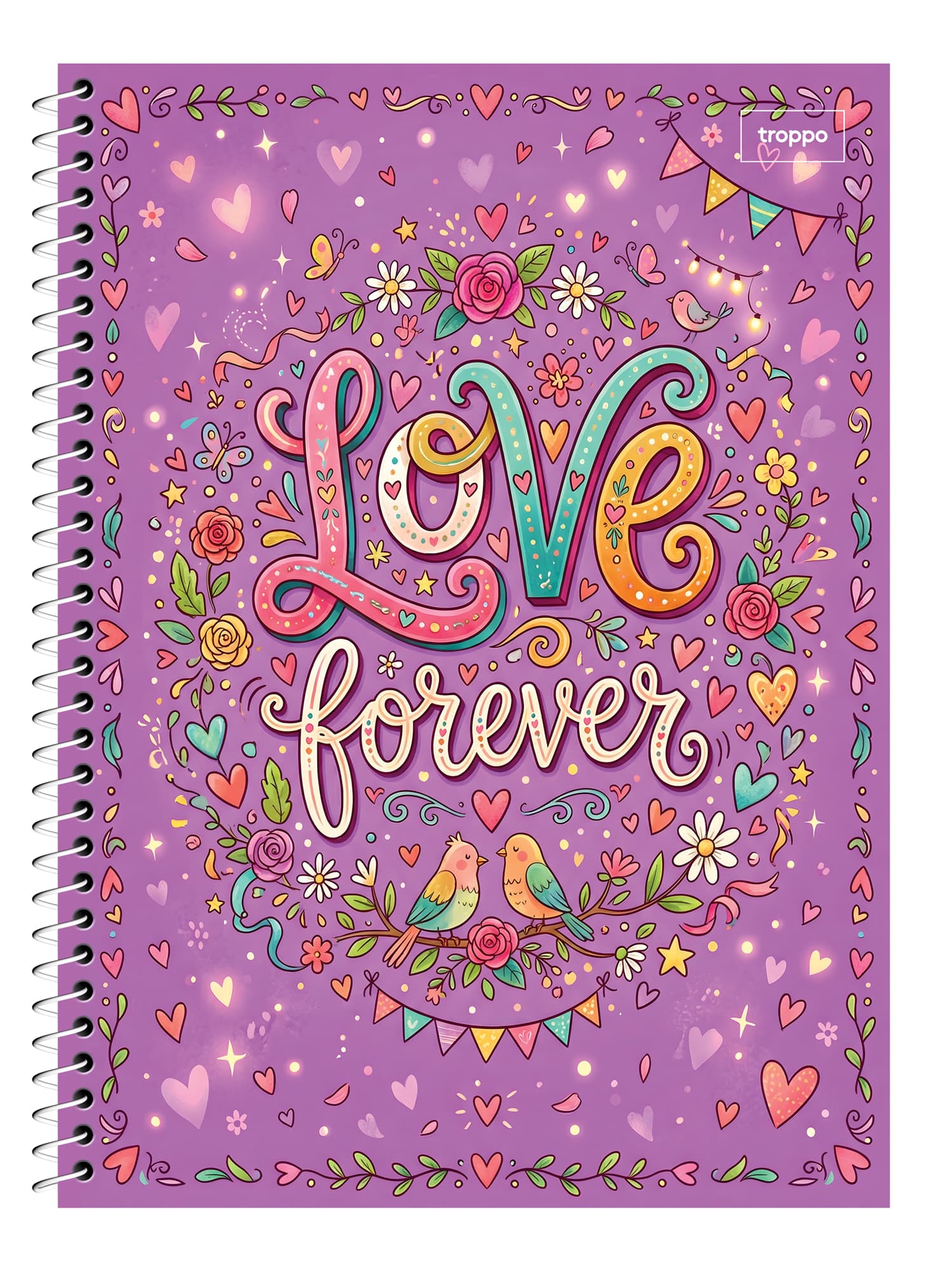 Caderno Universitário Capa Dura Luv