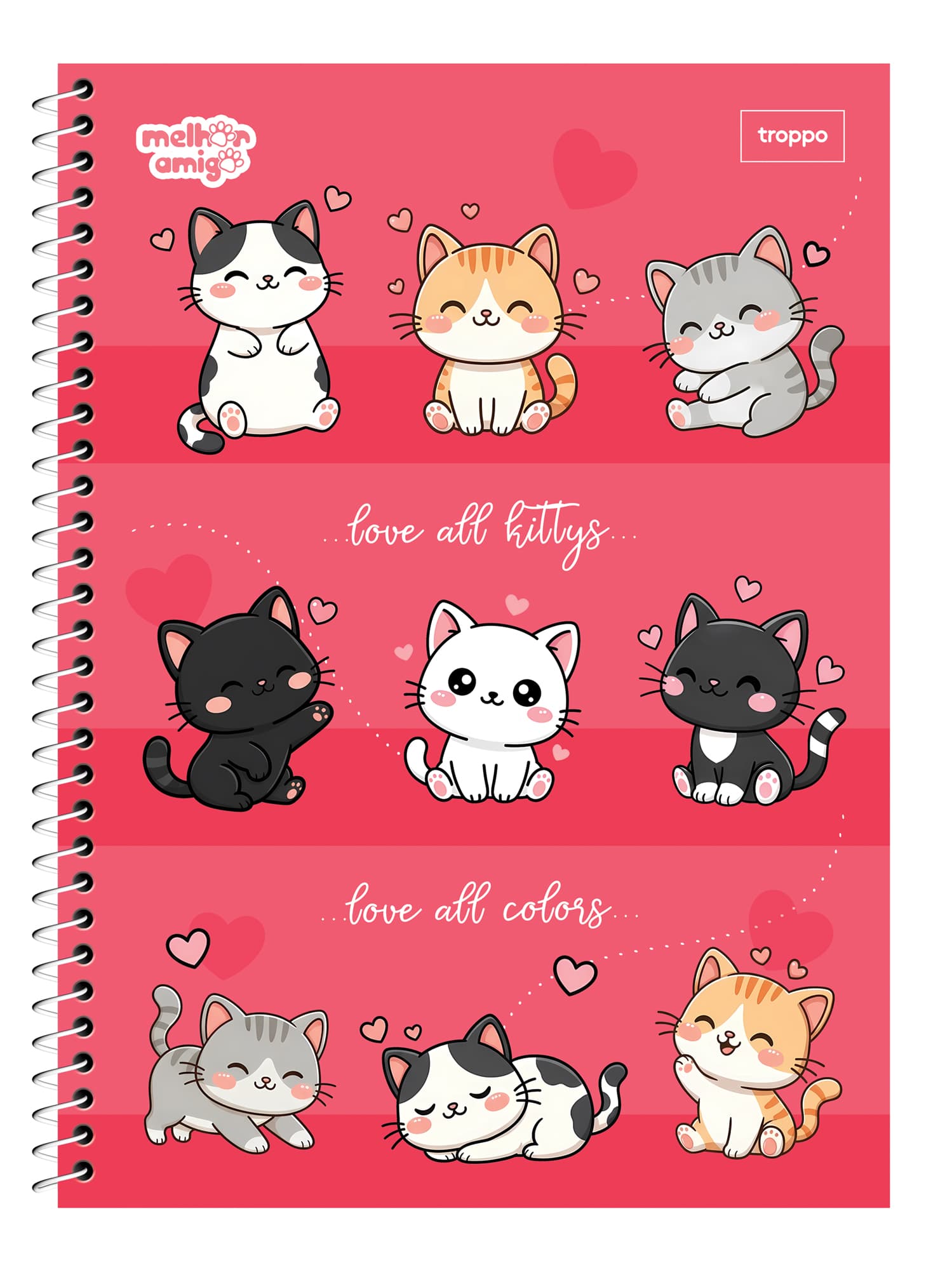 Caderno Universitário Capa Dura Melhor Amigo