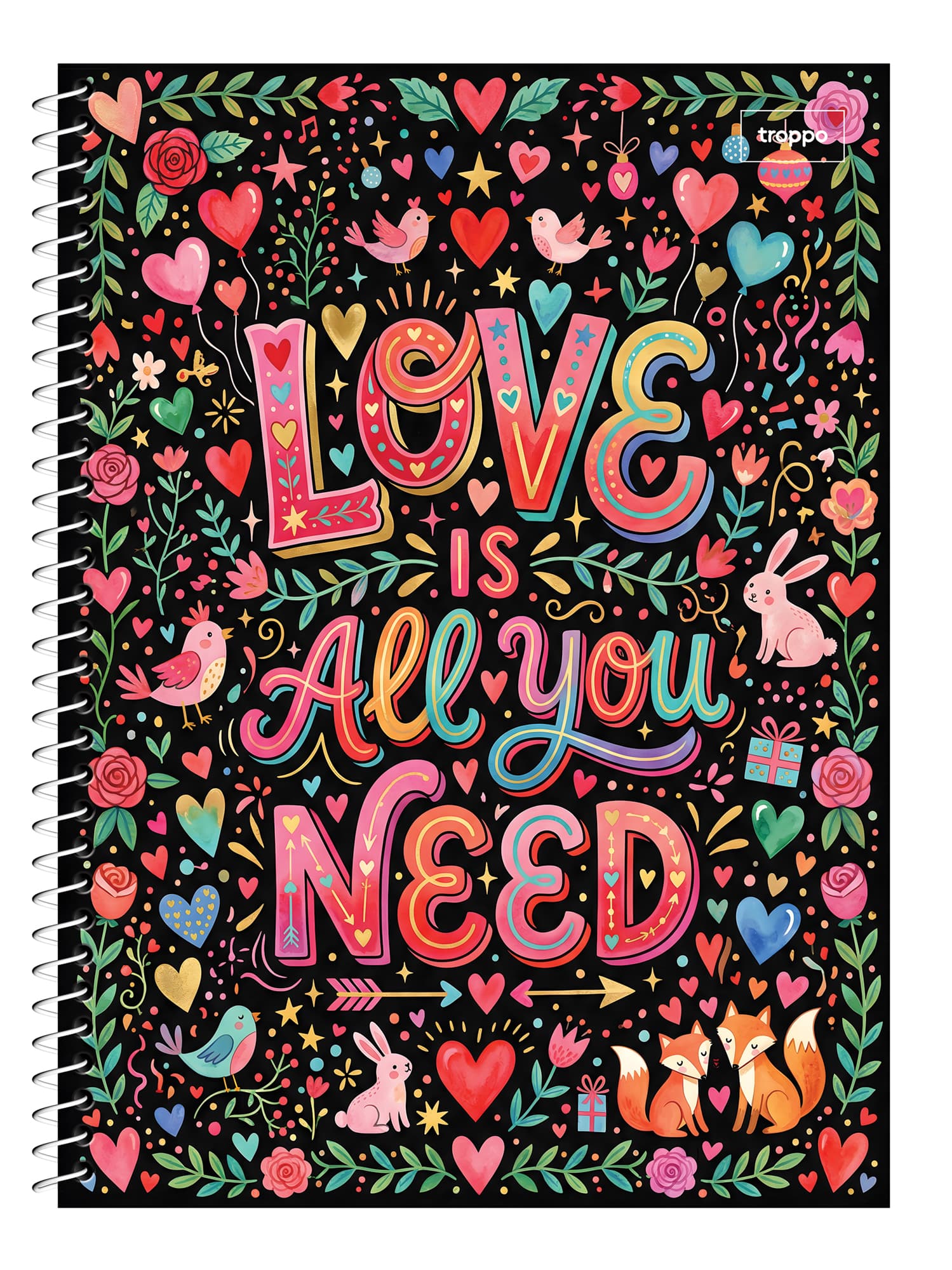 Caderno Universitário Capa Dura Luv