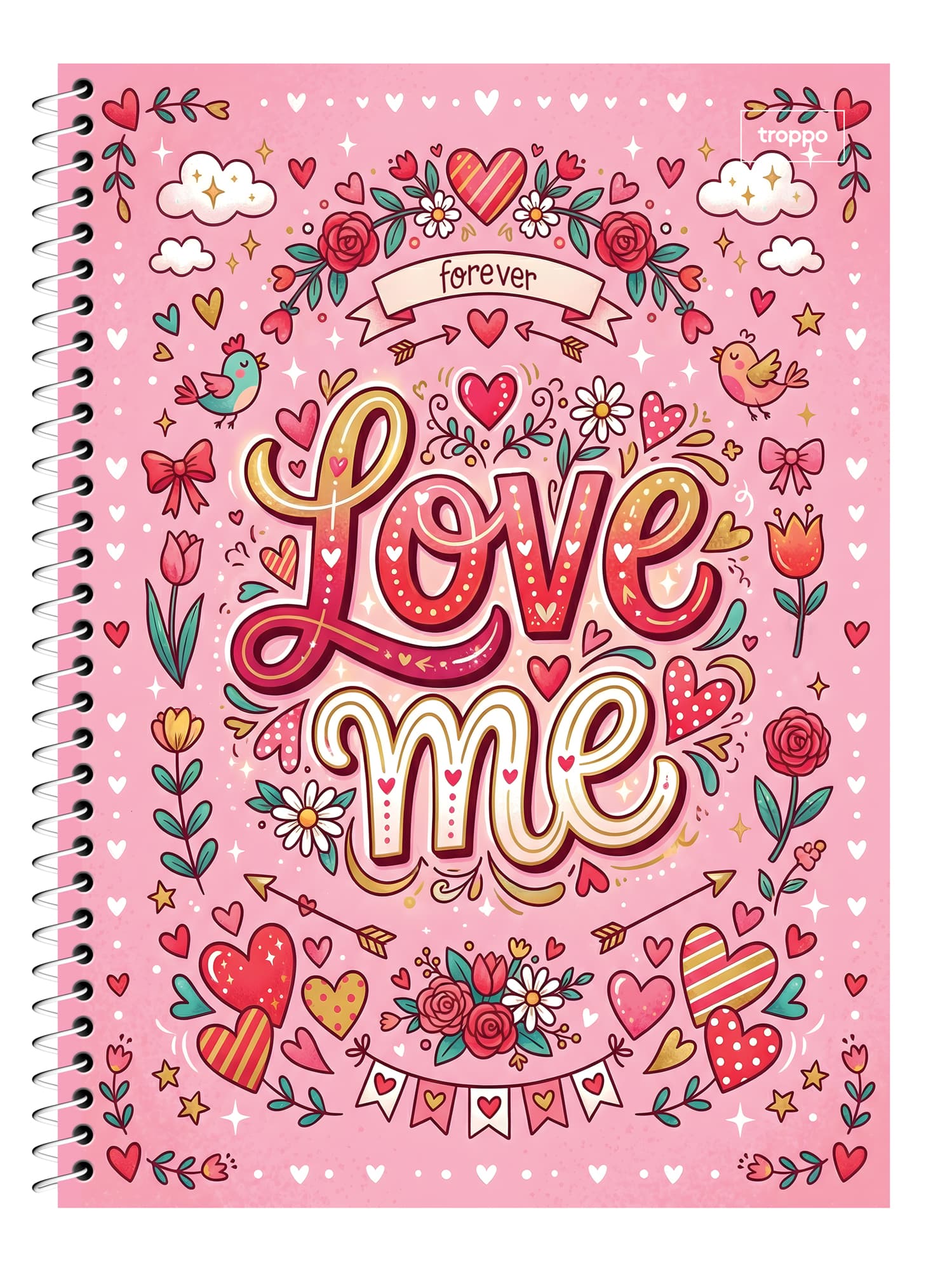 Caderno Universitário Capa Dura Luv