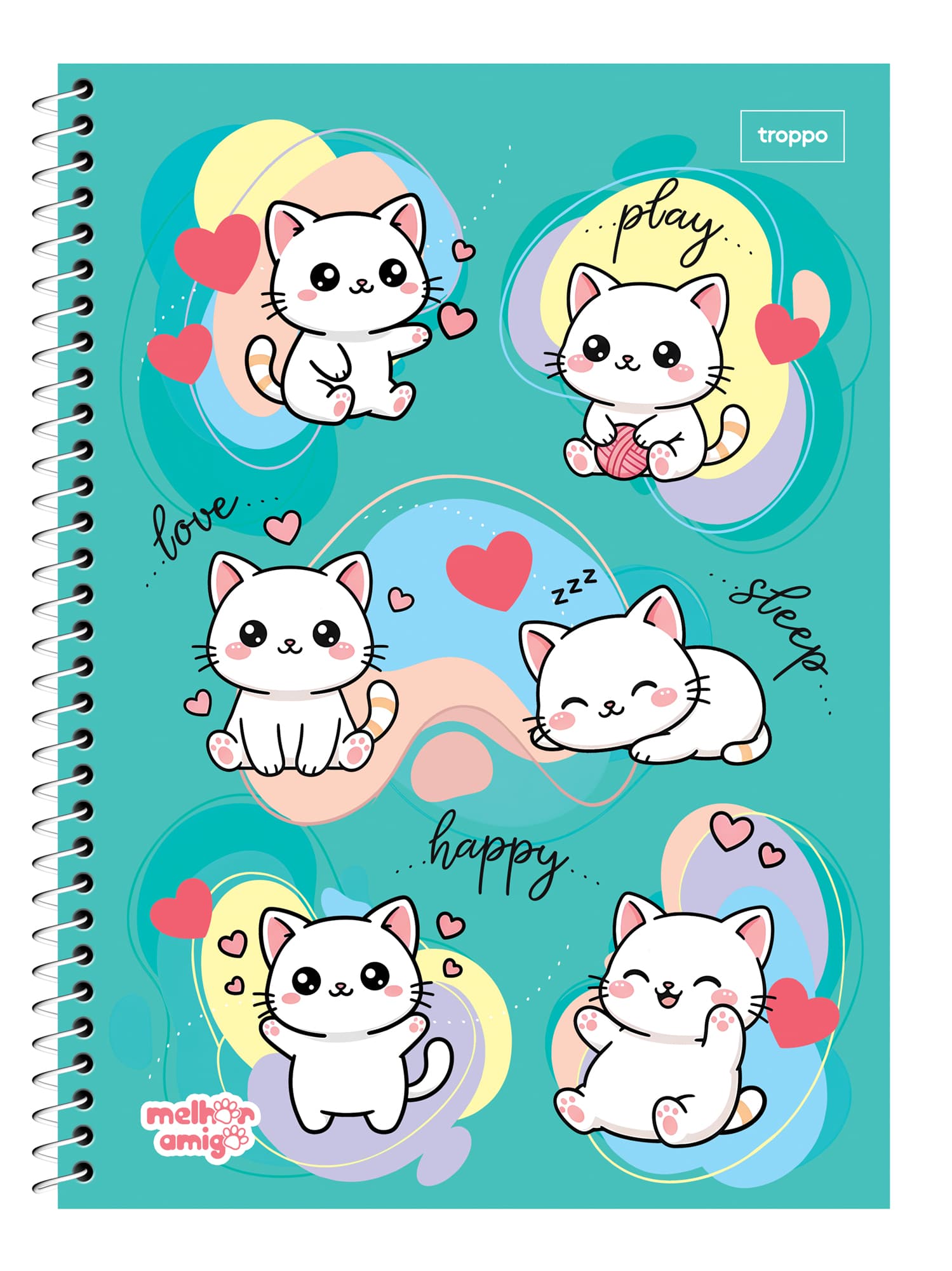 Caderno Universitário Capa Dura Melhor Amigo